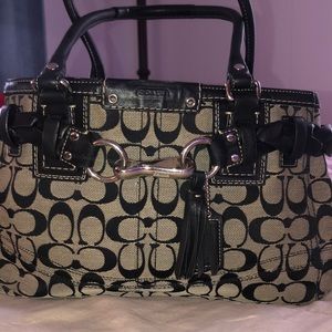 Coach Hampton Signature Carryall Satchel